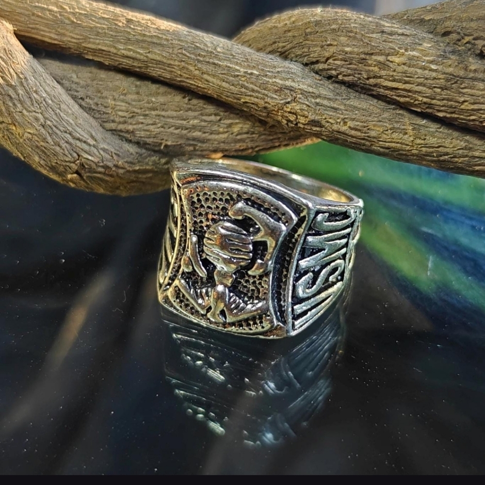 Stainless steel USMC Marine corps ring size 7 to 15 available Gold Available
